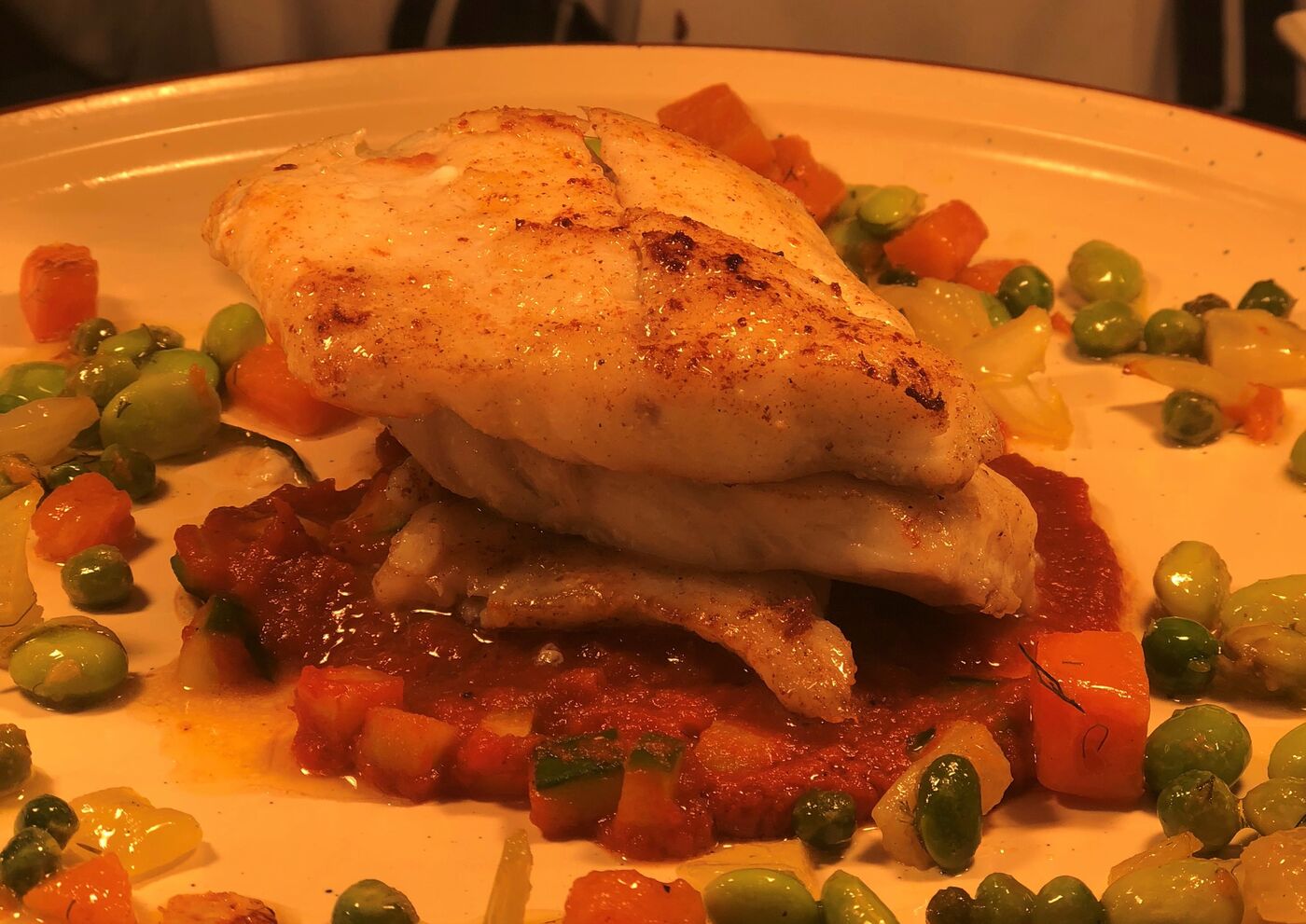 Beef and Reef, sirloin with prawns